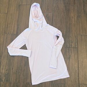 Athleta Soft Pink Hooded Top